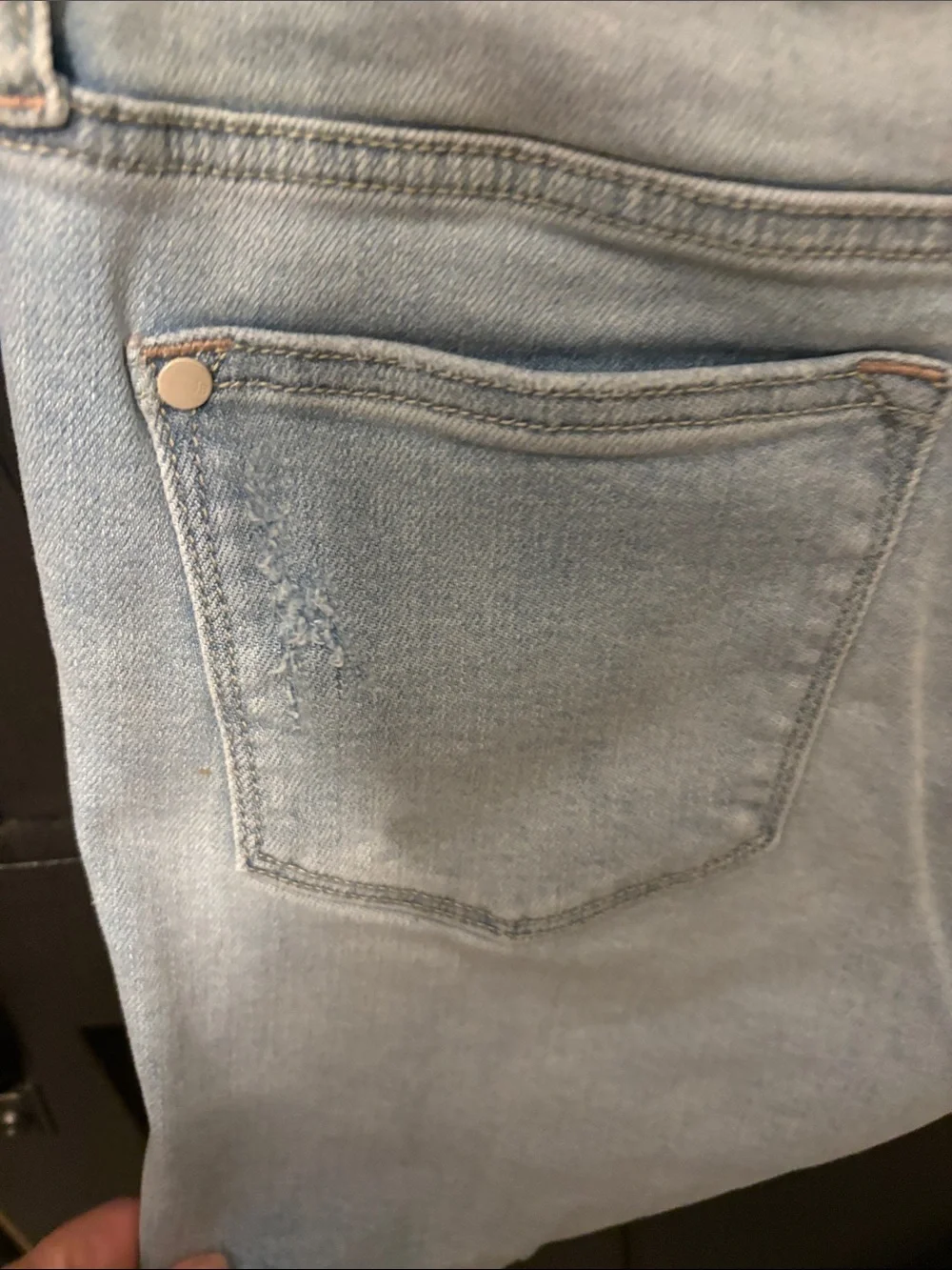 Judy Blue Light Blue Distressed Denim Shorts